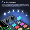 PUPGSIS Gaming Audio Mixer, Audio Interface for PC/Podcast/Streaming, Sound Board