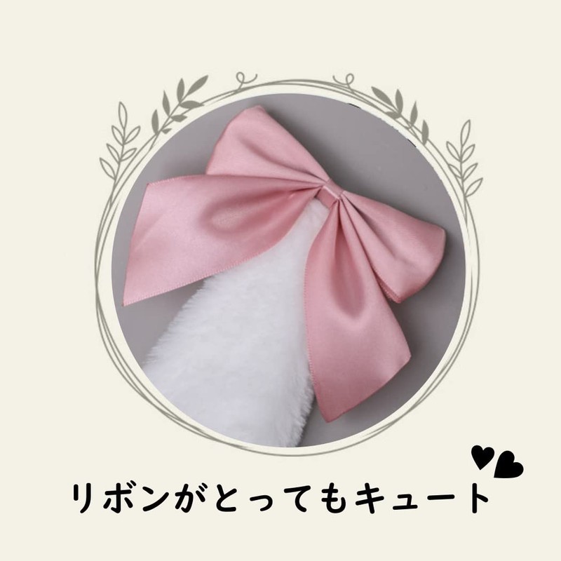HappyHome Rabbit Ears, Ribbon, Hair Accessory, Hairpin, Rabbit Ears, Cosplay,