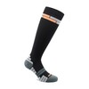 Relaxsan 800 Sport Socks (Black/Orange, 4L) – Unisex compression socks