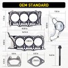 YEHERIT 3.6 Head Gasket Set with Bolts Compatible with Jeep