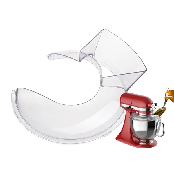 AXIM Pouring Shield for KitchenAid 4.5-5QT Stainless Steel Mixer Bowls