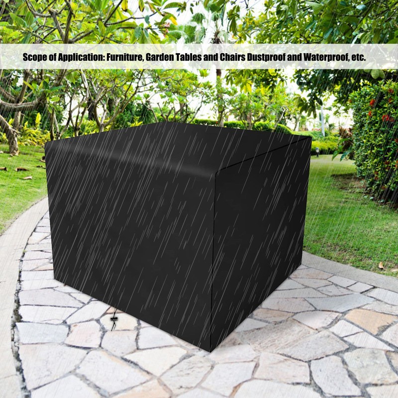 Dust Cover 100x60x90cm Rectangle Dust Sun Protection Weatherproof Breathable Tear