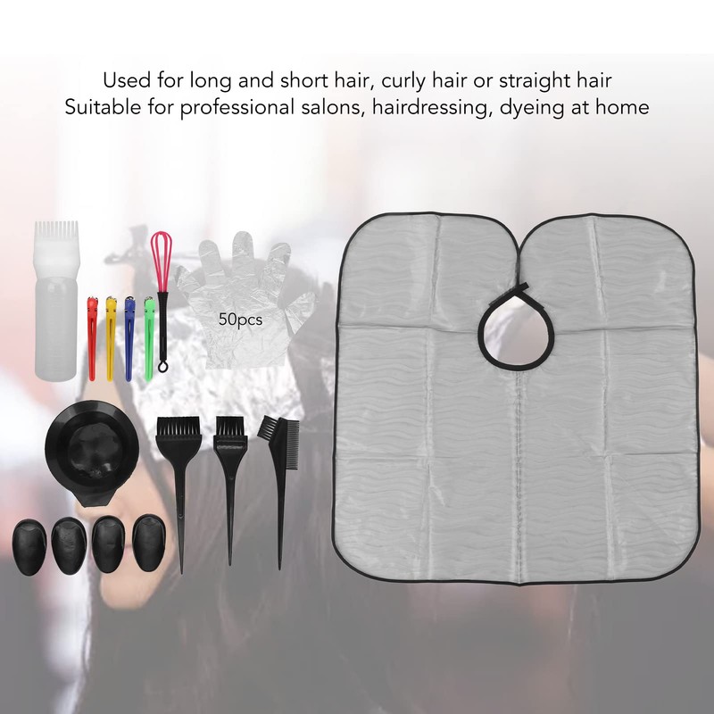 Kit Tinte Cabello, Kit de Teñido de Cabello de Tazón