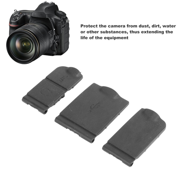 Camera USB Side Rubber Cover Kit Strong Protection Rugged Stylish