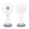 White Donut Shaped Small Fan Portable LED Night Light with