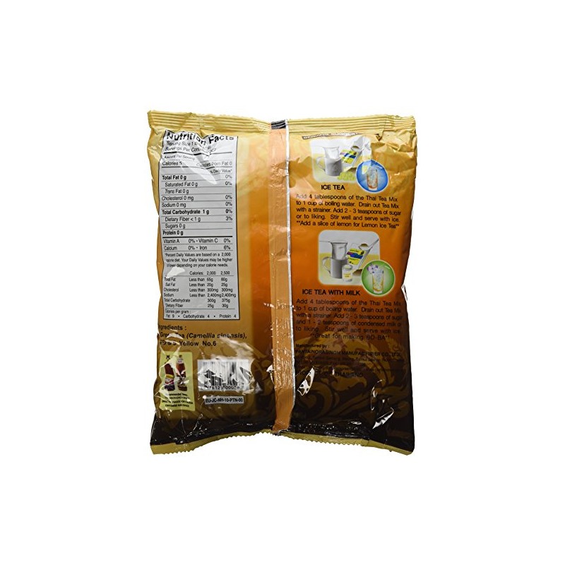 Pantainorasingh Thai Tea Mix, 16-Ounce Bags (Pack of 4)