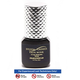 Extra Strong Eyelash Extension Glue - 5 ml / 2-3 Sec Drying time/Retention 5-6 Weeks/Maximum Bonding Power/Professional Use Only Black Adhesive Latex Free