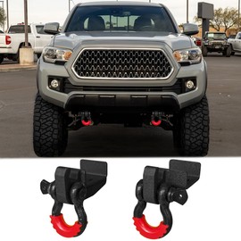Vijay Front Tow Hook Mount Bracket and D-Ring Fit 2009-2023 Tacoma