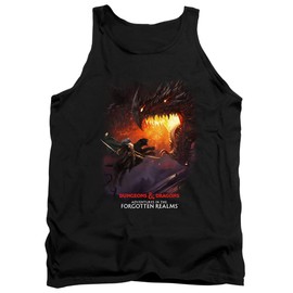 Magic X D & D – Adventures in The Forgotten Realms Drizzt and Dragon Unisex Adult Tank Top, Drizzt and Dragon, Large