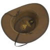 SideWinder Genuine Leather Western Style Wide Brim Waterproof Vintage Cowboy
