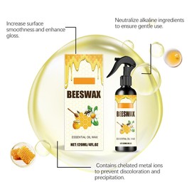 WenFeng Beeswax Spray Furniture Polish,Natural Beeswax Care Spray & Restorer,Bees Wax Polish For Living Room,Kitchen and Wooden Furniture Floors (2PCS)