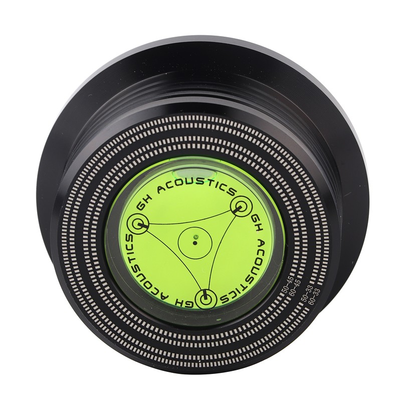 50/ 60Hz Bubble Level Speed Detection Turntable LP Vinyl Disc