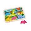 Janod Dinosaur Chunky Puzzle - 7 Pieces - Ages 18