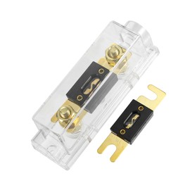 VekAuto Car Audio 0 4 8 Gauge Inline ANL Fuse Holder Set with 2pcs 30A Fuse Auto Accessories