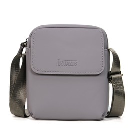 MIAZIB Small Crossbody Bag for Men & Women Messenger Shoulder Bags Crossbody Satchel Bag Men's Side Bags Over the Shoulder Purse (S-Grey)
