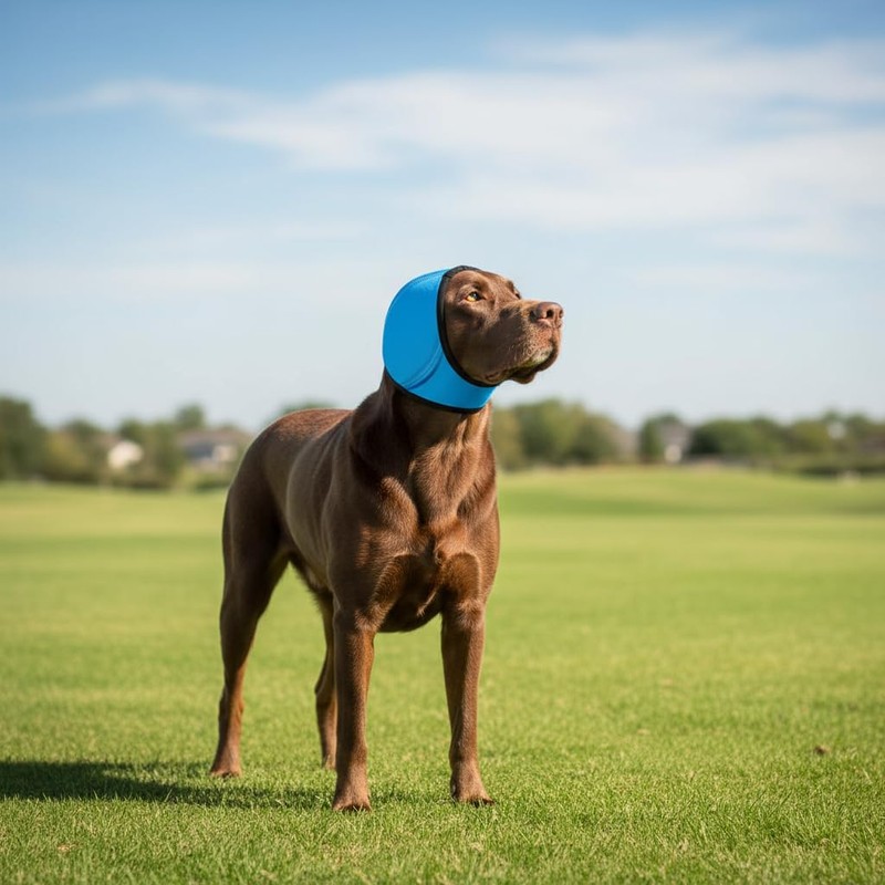 No Flap Ear Wraps for Dogs, Dog Ear Muffs Noise