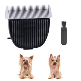 2 Pcs Dog Grooming Replacement Blades | Compatible Low Noise Dog Clippers | Dog Clipper Blades Compatible | Pet Grooming Replacement Blades | Dog Clipper Blades, Cleaning Brush