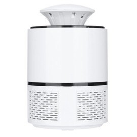 Safe Electronic USB UV Lamp Light Mosquito Kill Buzz Fly Insect Bug Kiler for Indoor (White)