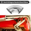 Motoforti 90 Degree Mandrel Bend Elbow Car Modified Exhaust Pipe