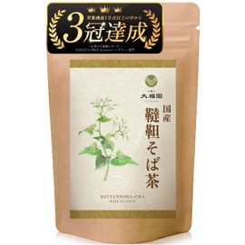 Tea no Daifukuen Soba Tea Bag Wan Buckwheat Tea Buckwheat Tea, Japanese Produce, 30 Packets (Buckwheat Tea, 0.1 oz (3 g) x 30 Packets