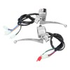 2pcs 22mm Motorcycle Drum Brake Handlebar Switch Left Right Aluminum