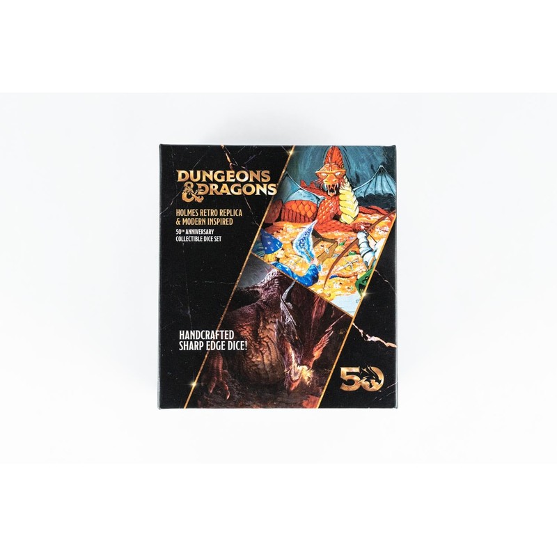 FanRoll D&D Dice Set 50th Wedding Anniversary Then Now Commemorative