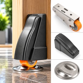 Spring-Damping Gate Support Wheel for Sliding Doors – Anti-Sag Positioning Roller for Gate Alignment