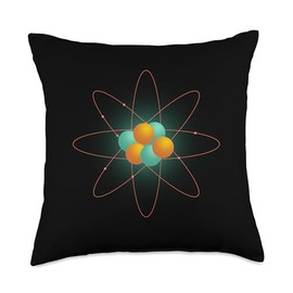 Funny Atom Art Men Women Stem Molecule Chemistry Teacher Throw Pillow