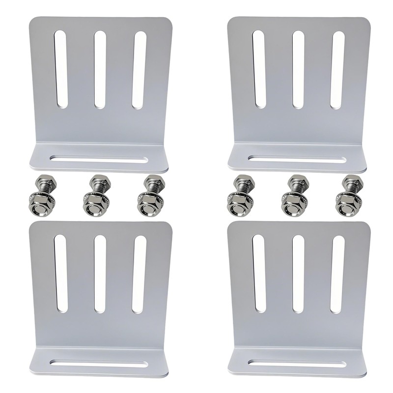 BIAXJUNY Adjustable Solar Panel Tilt Mount Bracket, Heavy Duty Solar