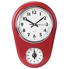 Vintage Wall Big Watch Hanging Clock Home Kitchen Timer