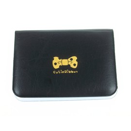 Multi-Colors PVC Leather Business Card / Credit Card Wallet / ID/Money Holder (Black)