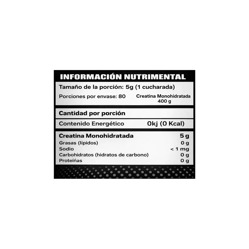 Creatina Monohidratada 100 Pura, Bull Nutrition.