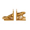 Deco 79 Resin Lizard Decorative Bookends Crawling Non Skid Bookends,