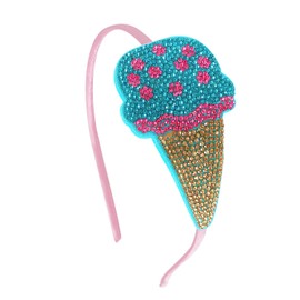 Bowbear Girls Womens Crystal Party Headband (Ice Cream)