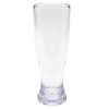 G.E.T. Heavy-Duty Shatterproof Plastic Pilsner Beer Glasses, 20 Ounce (Set