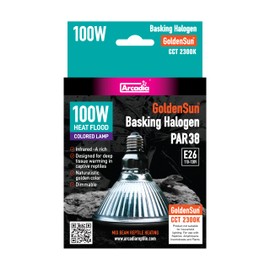 Arcadia Golden Sun Basking Halogen Lamp-100 Watt