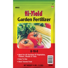 Hi-Yield (32086) Garden Fertilizer 8-10-8 (4 lbs.)