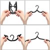 Travel Folding Hanger Household Multifunctional Portable Hanger (Black)