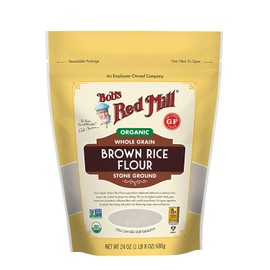 Bob's Red Mill Organic Brown Rice Flour, 24 Ounce, (Pack of 2)