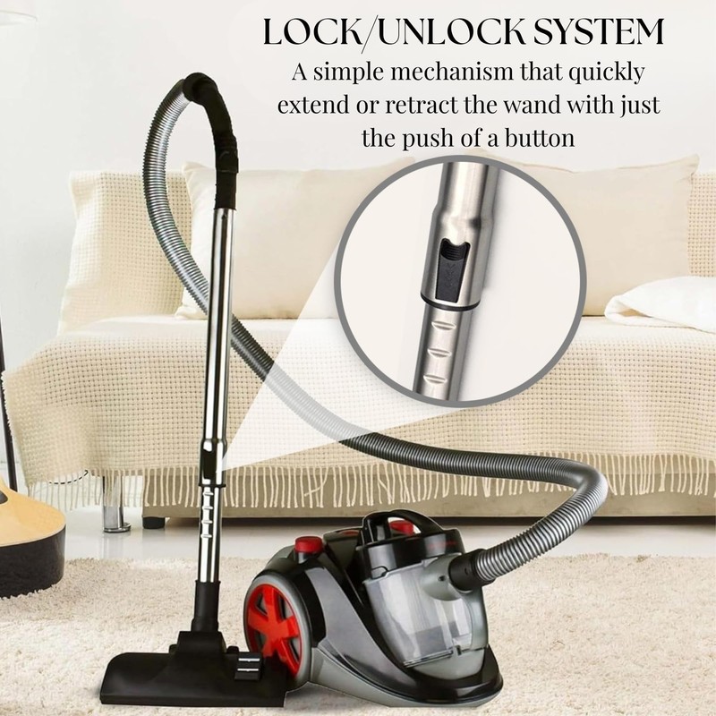 OVENTE Replacement Vacuum Cleaner Telescopic Wand for ST2000/ST2010 with Up