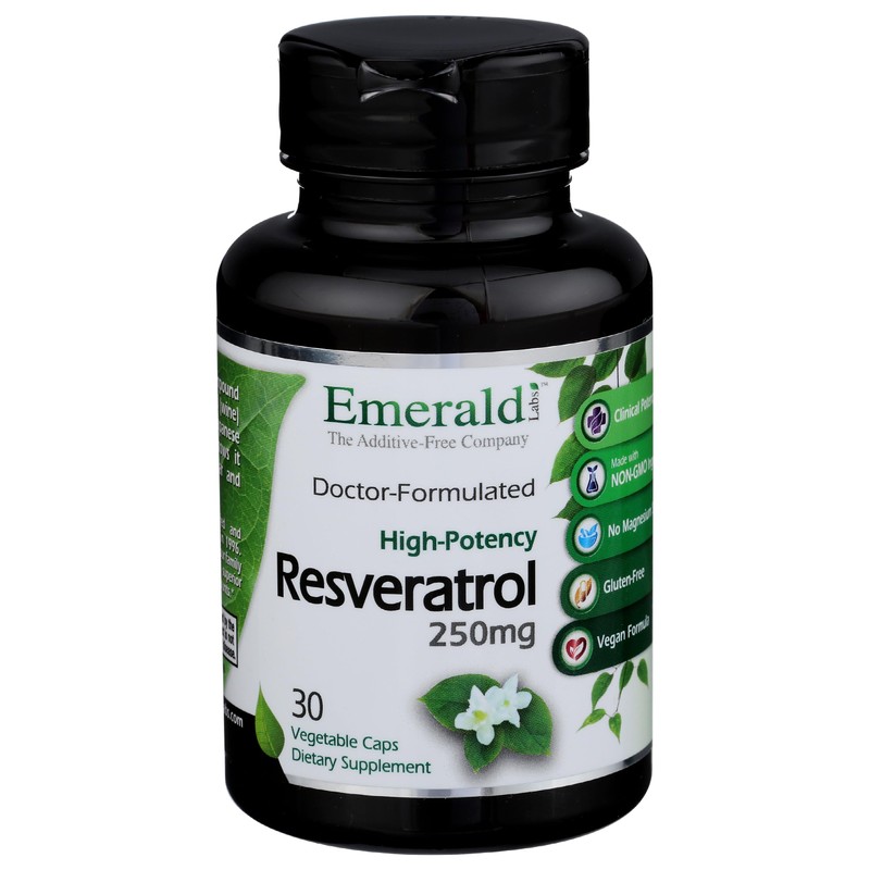 Emerald Labs Resveratrol - Dietary Supplement with Resveratrol for Cellular