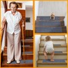 Ottomanson Non-Slip Rubberback Solid Design 8" x 30" Indoor/Outdoor Stair