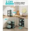 ORDORA 6-Tier Pots and Pans Organizer under Cabinet, Kitchen Cabinet