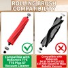 Unikstone 4 Pack Roller Brushes Compatible with Roborock S7, S7+,
