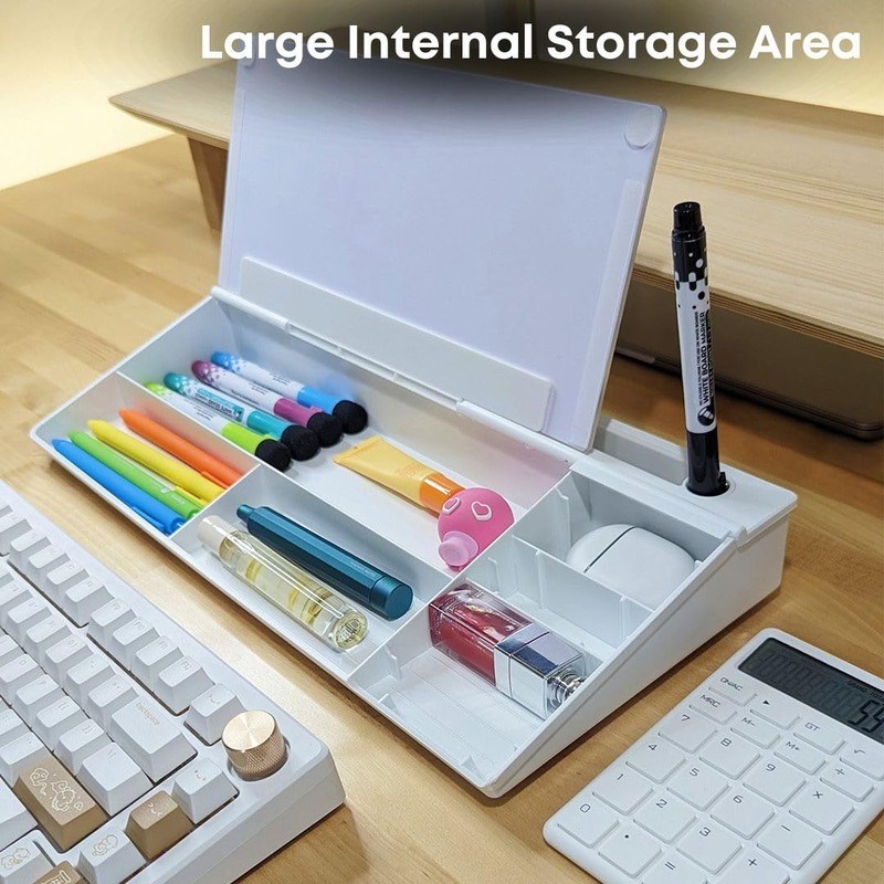 DeskBoard Buddy (White with Calculator)