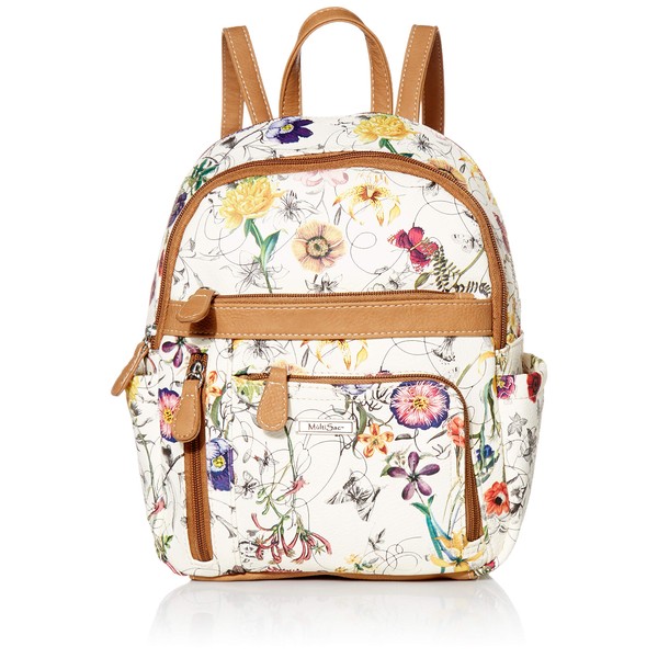 MultiSac Women's Adele Backpack, Vienna Floral, One Size