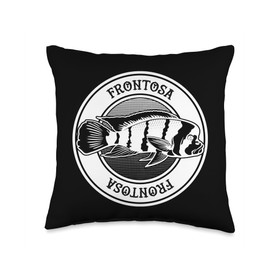 Frontosa Lake Tanganyika South African Cichlid Fish Keeper Throw Pillow