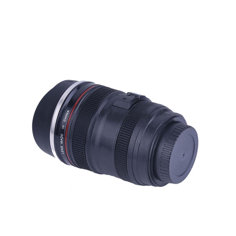 Camera Lens Shaped Insulated Cup Stainless Steel Creative Camera Lens