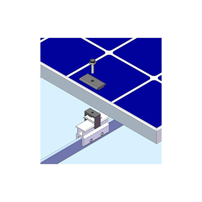 10 Pack Mid Clamp MageClamp Mounting Kits for Standing Seam