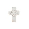 Mud Pie Sm Ceramic Flower Cross; 5 1/2" X 3